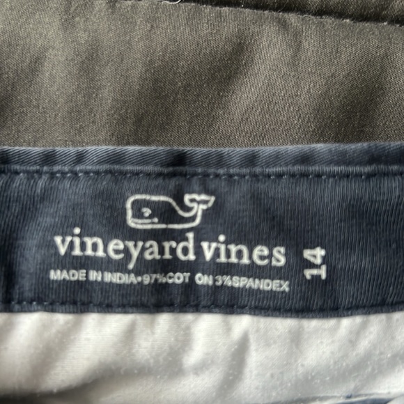 Vineyard Vines Boys’ Breaker Shorts; Navy/14 - Picture 3 of 3
